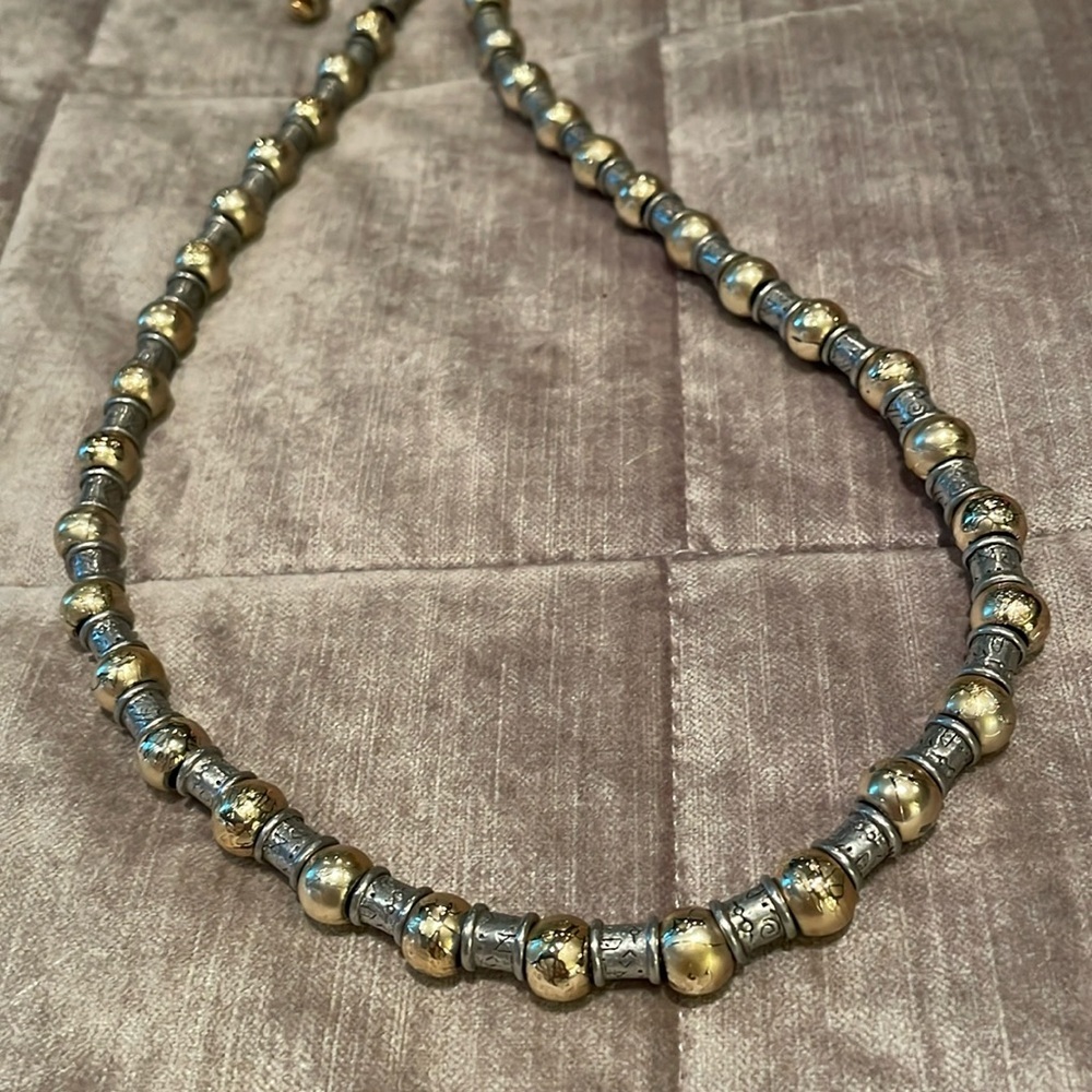 Liz Claiborne Gold and Silver Necklace